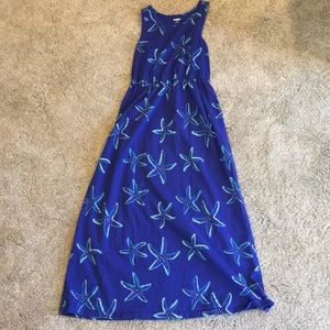 Gymboree navy blue starfish dress